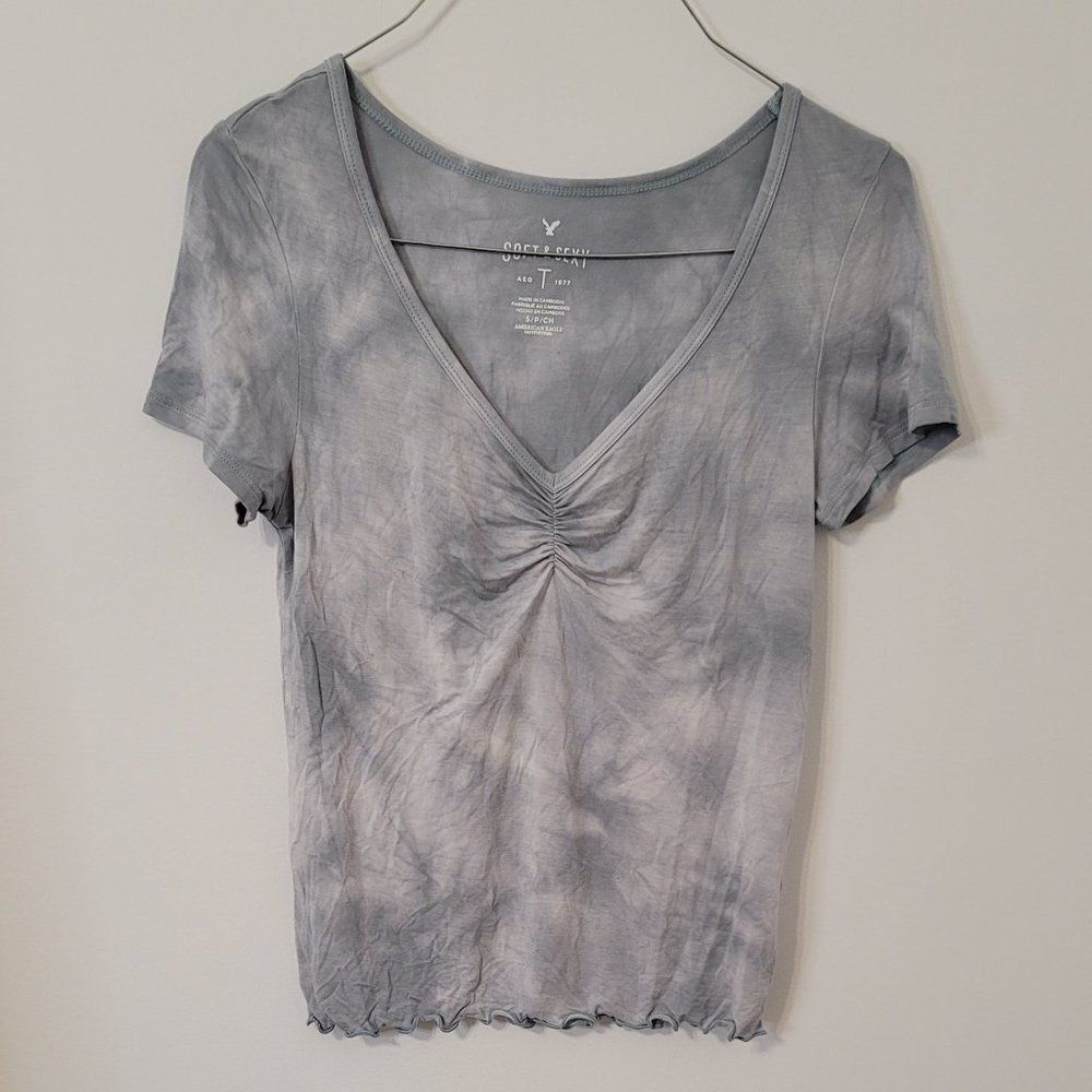 American Eagle Soft & Sexy Crop Top T-Shirt